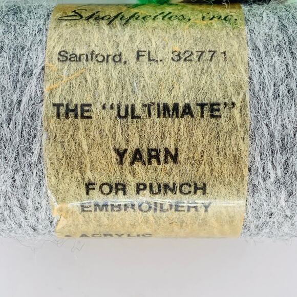 Punch Embroidery Yarn Lot 12 Spools Thread Green Red White Orange Gray Vintage - Picture 5 of 11